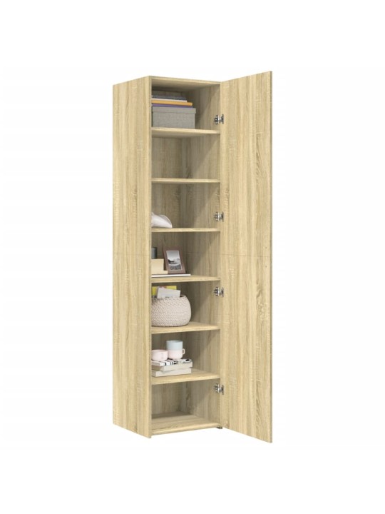 Skříň highboard dub sonoma 45 x 42,5 x 185 cm kompozitní dřevo