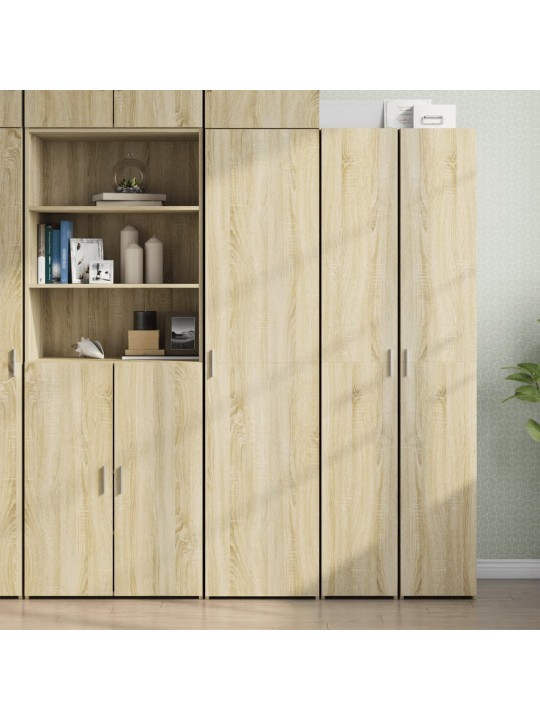 Skříň highboard dub sonoma 45 x 42,5 x 185 cm kompozitní dřevo