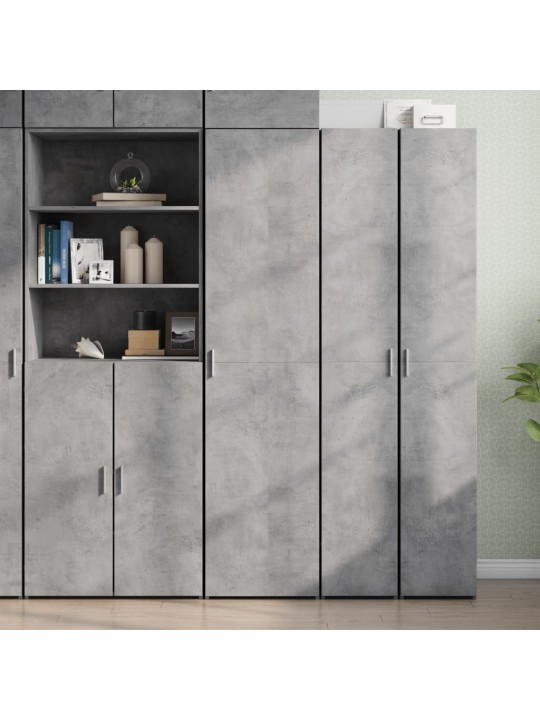 Skříň highboard betonově šedá 45x42,5x185 cm kompozitní dřevo