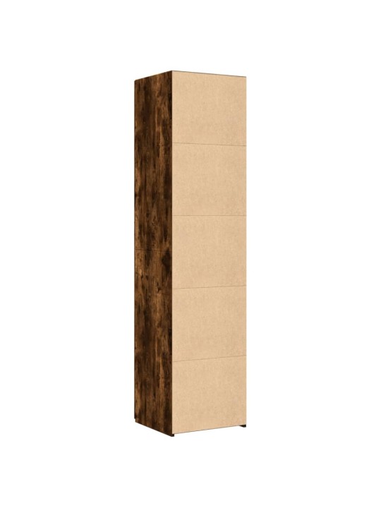 Skříň highboard kouřový dub 45 x 42,5 x 185 cm kompozitní dřevo
