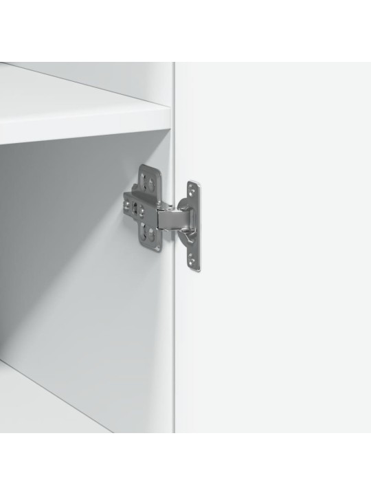Skříň highboard bílá 50 x 42,5 x 185 cm kompozitní dřevo