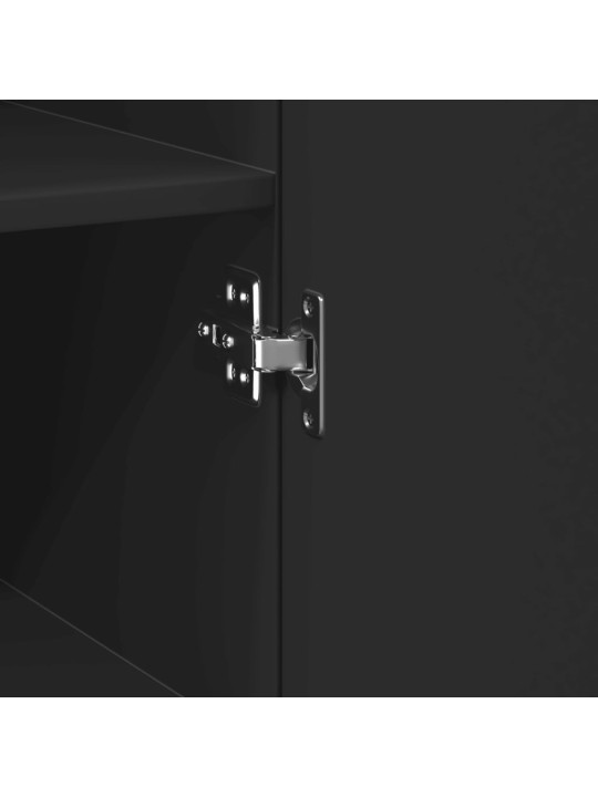 Skříň highboard černá 50 x 42,5 x 185 cm kompozitní dřevo