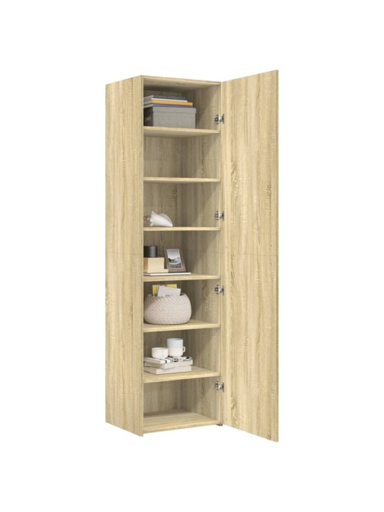 Skříň highboard dub sonoma 50 x 42,5 x 185 cm kompozitní dřevo