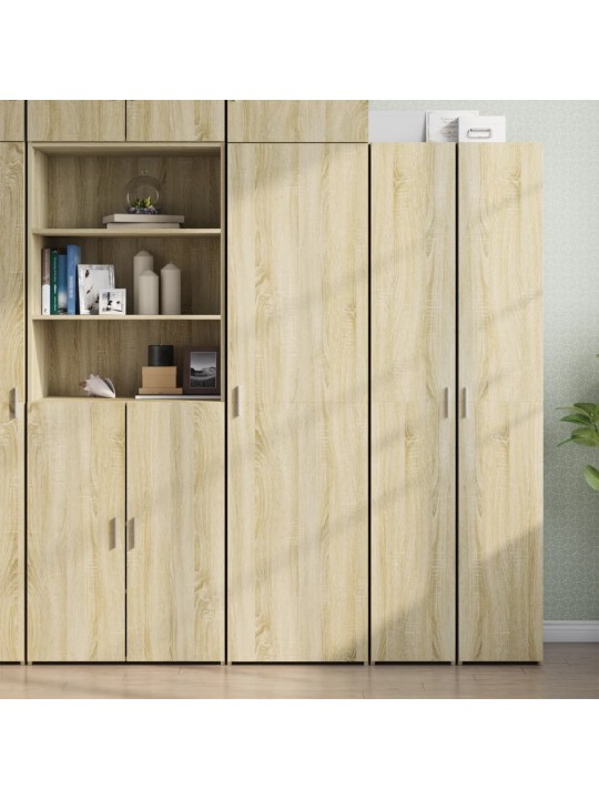 Skříň highboard dub sonoma 50 x 42,5 x 185 cm kompozitní dřevo