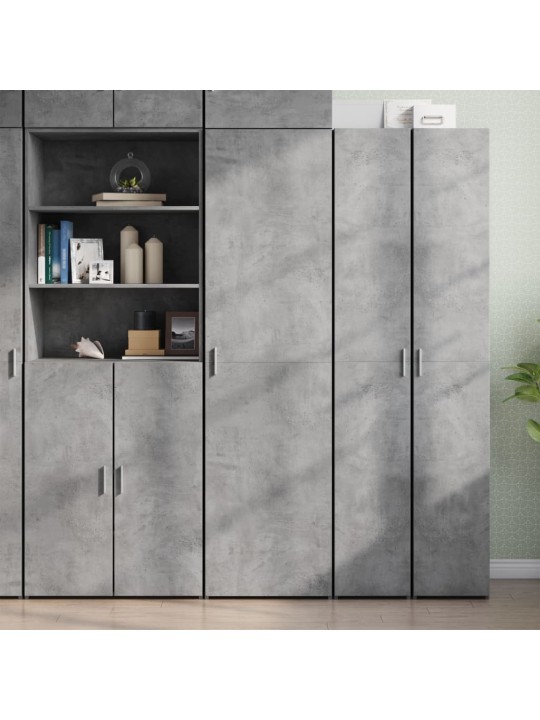 Skříň highboard betonově šedá 50x42,5x185 cm kompozitní dřevo