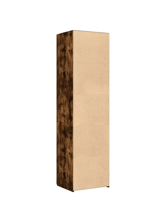 Skříň highboard kouřový dub 50 x 42,5 x 185 cm kompozitní dřevo