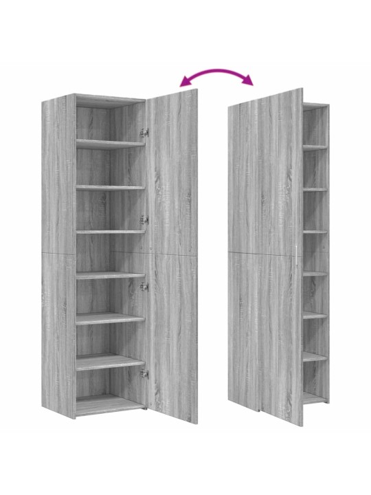 Skříň highboard šedá sonoma 50 x 42,5 x 185 cm kompozitní dřevo