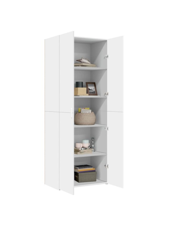 Skříň highboard bílá 70 x 42,5 x 185 cm kompozitní dřevo