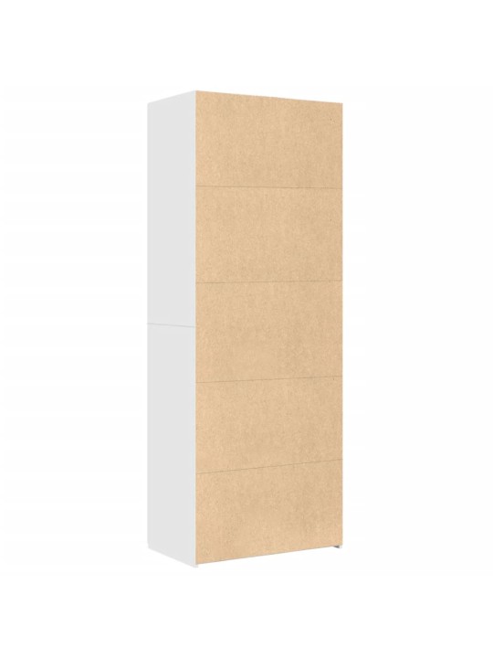 Skříň highboard bílá 70 x 42,5 x 185 cm kompozitní dřevo