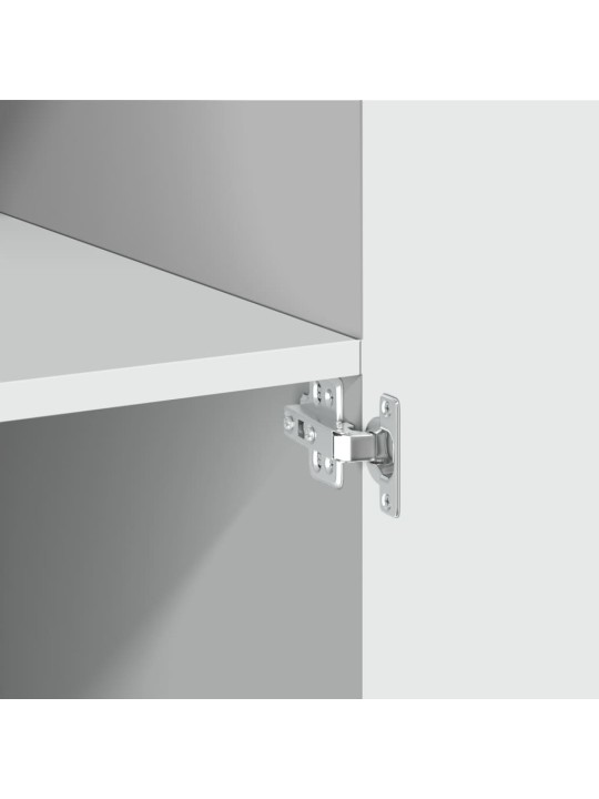 Skříň highboard bílá 70 x 42,5 x 185 cm kompozitní dřevo