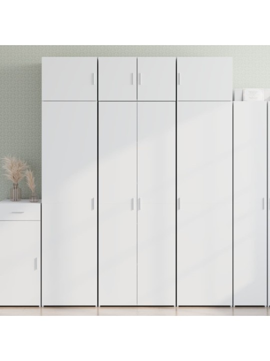 Skříň highboard bílá 70 x 42,5 x 185 cm kompozitní dřevo