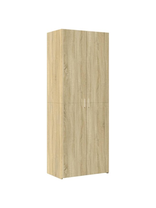 Skříň highboard dub sonoma 70 x 42,5 x 185 cm kompozitní dřevo