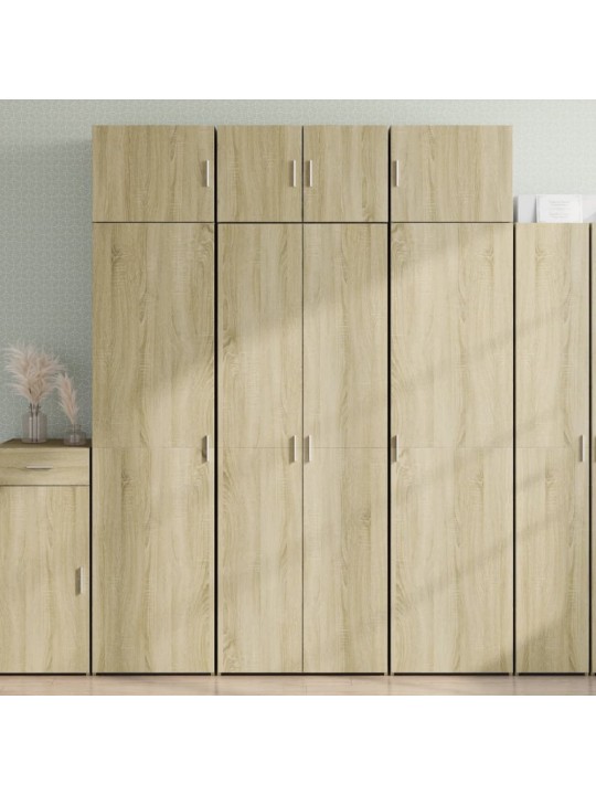 Skříň highboard dub sonoma 70 x 42,5 x 185 cm kompozitní dřevo