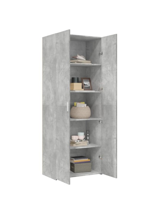 Skříň highboard betonově šedá 70x42,5x185 cm kompozitní dřevo