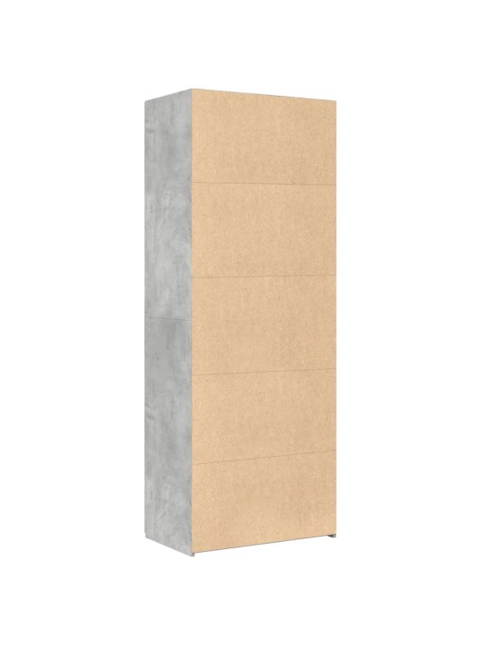 Skříň highboard betonově šedá 70x42,5x185 cm kompozitní dřevo