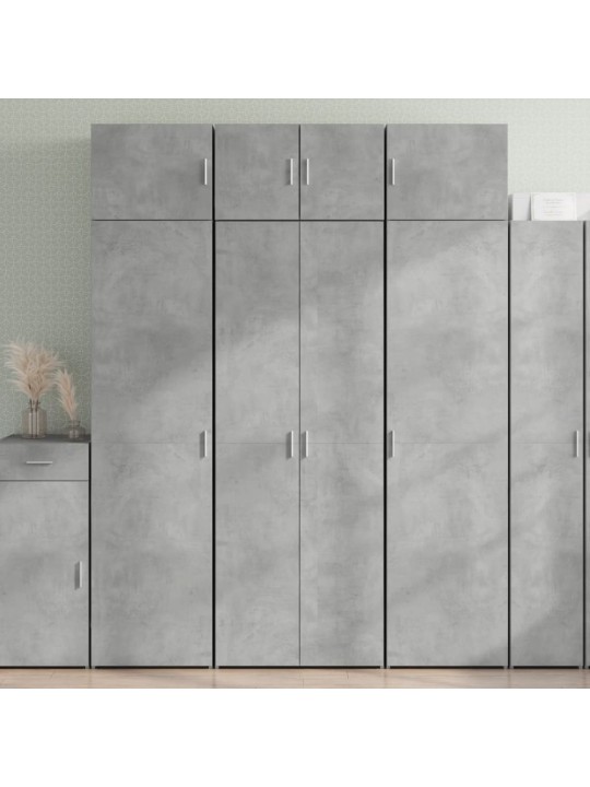 Skříň highboard betonově šedá 70x42,5x185 cm kompozitní dřevo