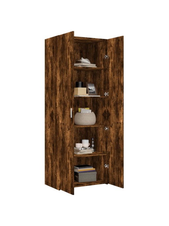 Skříň highboard kouřový dub 70 x 42,5 x 185 cm kompozitní dřevo