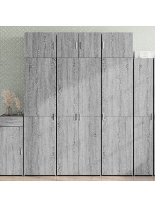 Skříň highboard šedá sonoma 70 x 42,5 x 185 cm kompozitní dřevo