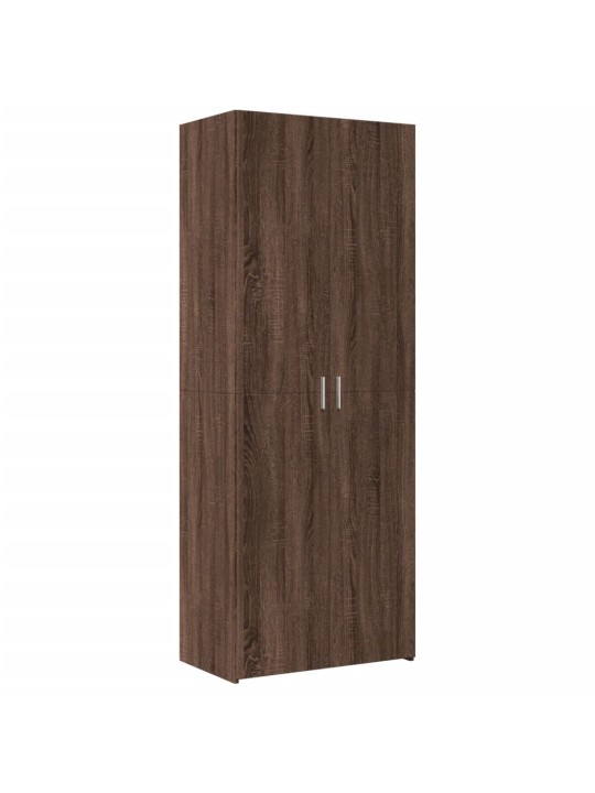 Skříň highboard hnědý dub 70 x 42,5 x 185 cm kompozitní dřevo