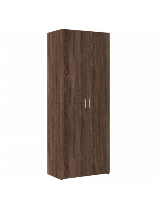 Skříň highboard hnědý dub 70 x 42,5 x 185 cm kompozitní dřevo