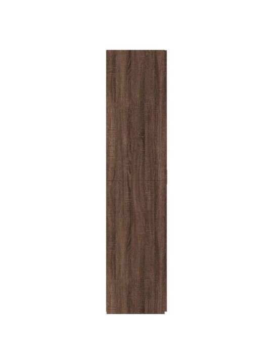 Skříň highboard hnědý dub 70 x 42,5 x 185 cm kompozitní dřevo