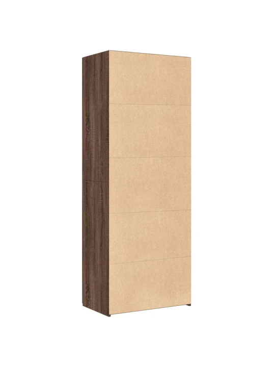 Skříň highboard hnědý dub 70 x 42,5 x 185 cm kompozitní dřevo