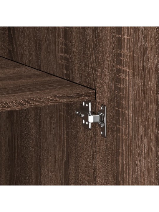 Skříň highboard hnědý dub 70 x 42,5 x 185 cm kompozitní dřevo