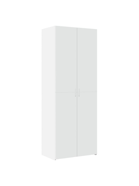 Skříň highboard bílá 70 x 42,5 x 185 cm kompozitní dřevo
