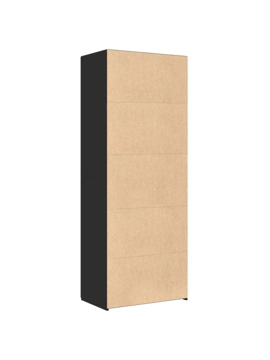 Skříň highboard černá 70 x 42,5 x 185 cm kompozitní dřevo