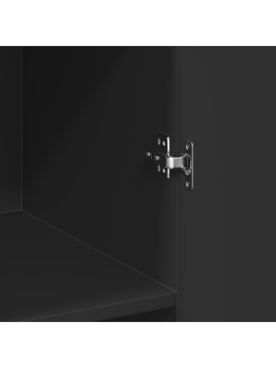 Skříň highboard černá 70 x 42,5 x 185 cm kompozitní dřevo