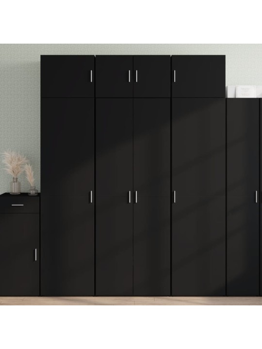 Skříň highboard černá 70 x 42,5 x 185 cm kompozitní dřevo