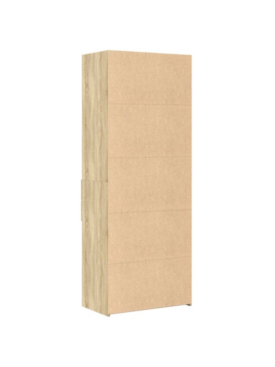 Skříň highboard dub sonoma 70 x 42,5 x 185 cm kompozitní dřevo