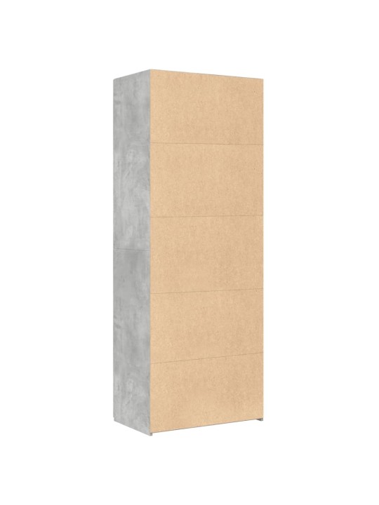 Skříň highboard betonově šedá 70x42,5x185 cm kompozitní dřevo