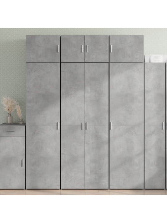 Skříň highboard betonově šedá 70x42,5x185 cm kompozitní dřevo