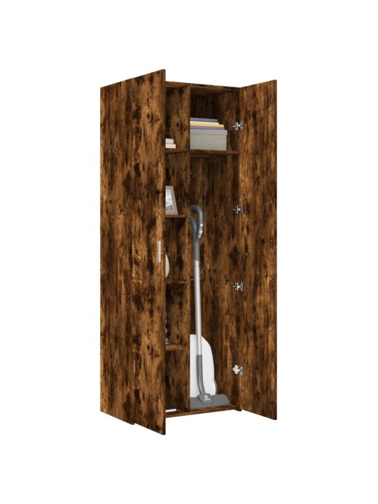 Skříň highboard kouřový dub 70 x 42,5 x 185 cm kompozitní dřevo