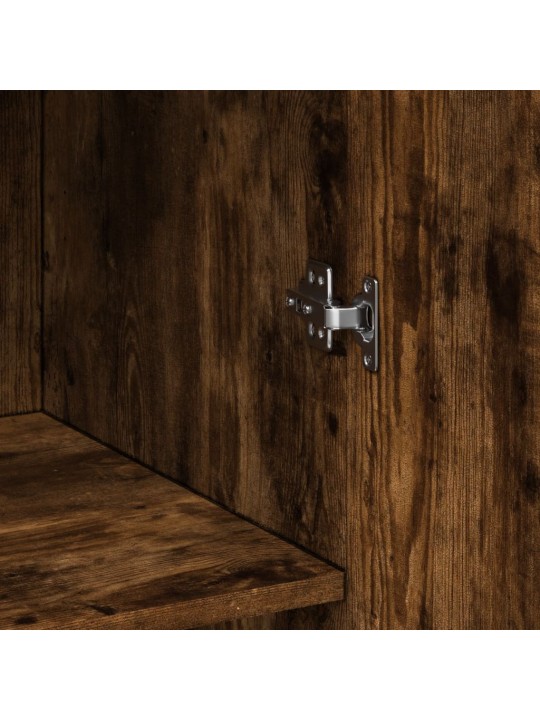 Skříň highboard kouřový dub 70 x 42,5 x 185 cm kompozitní dřevo