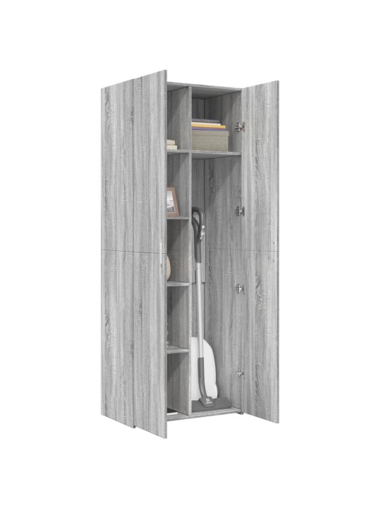 Skříň highboard šedá sonoma 70 x 42,5 x 185 cm kompozitní dřevo