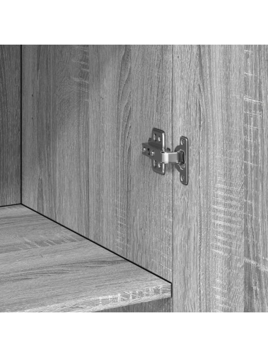 Skříň highboard šedá sonoma 70 x 42,5 x 185 cm kompozitní dřevo