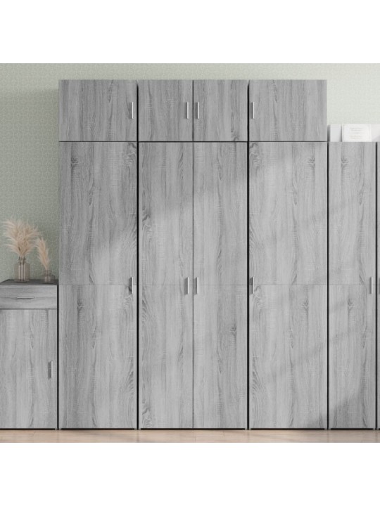 Skříň highboard šedá sonoma 70 x 42,5 x 185 cm kompozitní dřevo