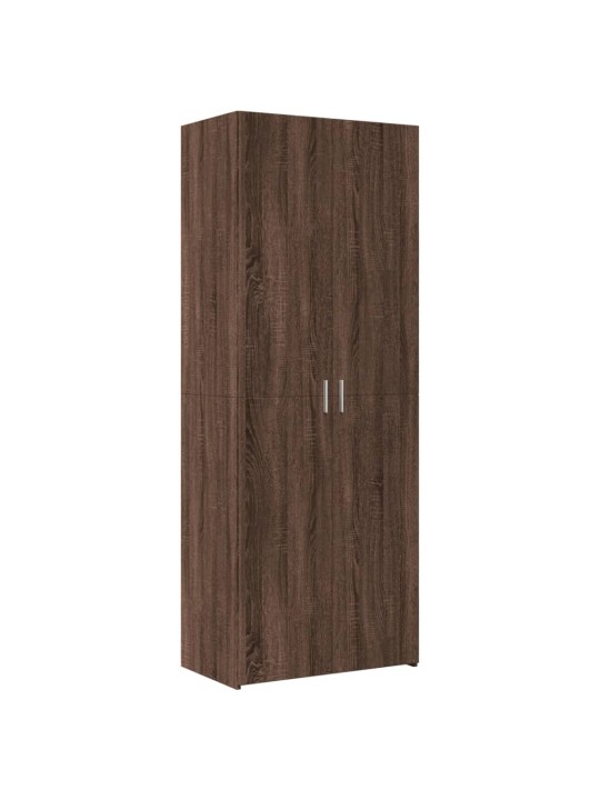 Skříň highboard hnědý dub 70 x 42,5 x 185 cm kompozitní dřevo