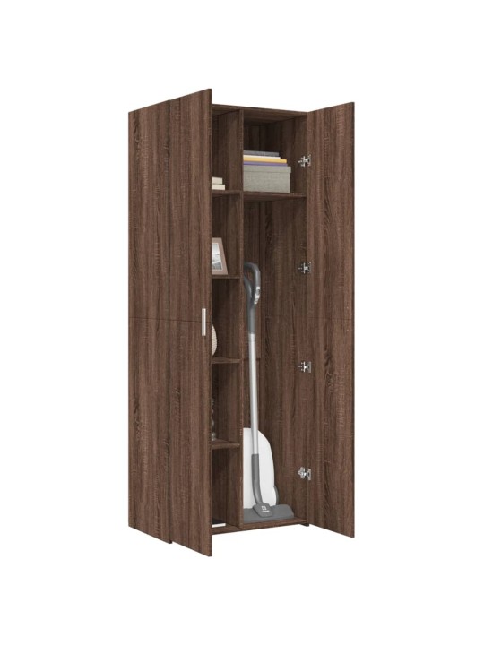 Skříň highboard hnědý dub 70 x 42,5 x 185 cm kompozitní dřevo