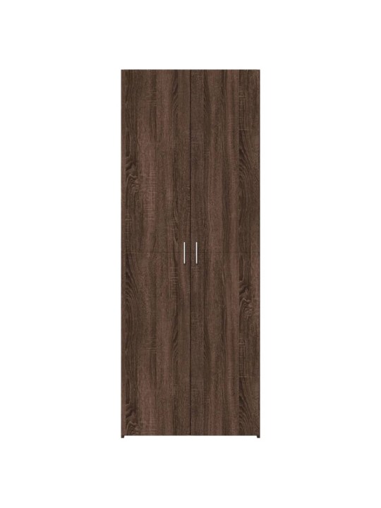 Skříň highboard hnědý dub 70 x 42,5 x 185 cm kompozitní dřevo