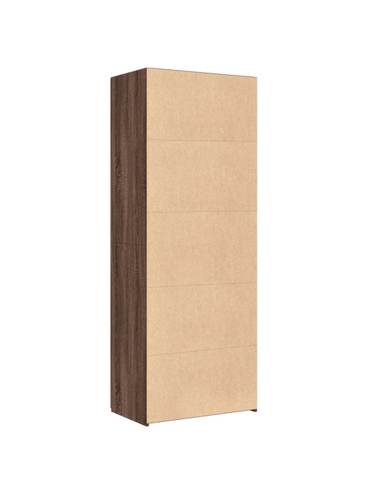 Skříň highboard hnědý dub 70 x 42,5 x 185 cm kompozitní dřevo