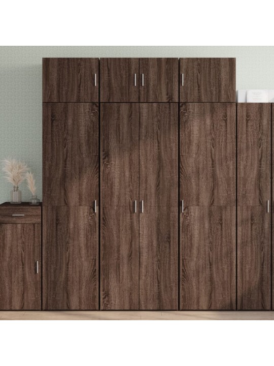 Skříň highboard hnědý dub 70 x 42,5 x 185 cm kompozitní dřevo