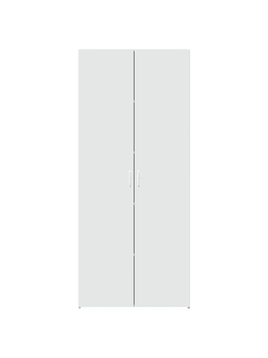 Skříň highboard bílá 80 x 42,5 x 185 cm kompozitní dřevo