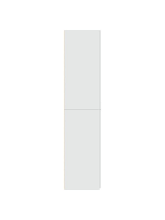 Skříň highboard bílá 80 x 42,5 x 185 cm kompozitní dřevo