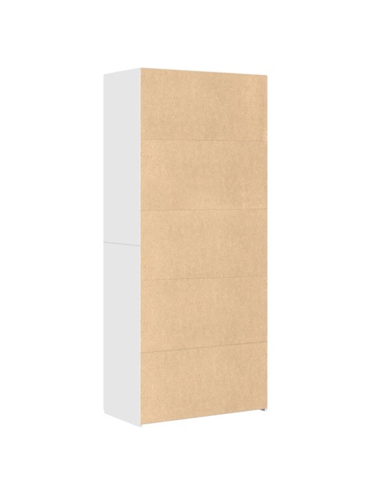 Skříň highboard bílá 80 x 42,5 x 185 cm kompozitní dřevo
