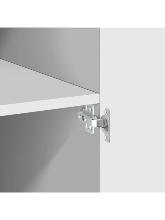 Skříň highboard bílá 80 x 42,5 x 185 cm kompozitní dřevo