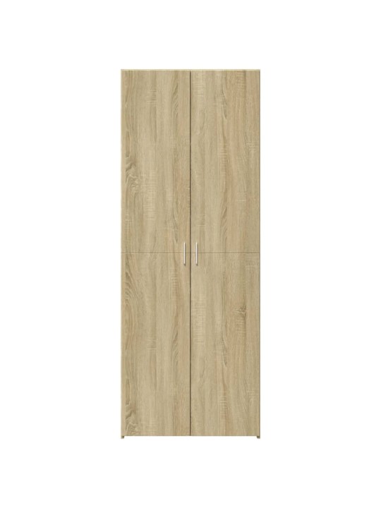 Skříň highboard dub sonoma 80 x 42,5 x 185 cm kompozitní dřevo