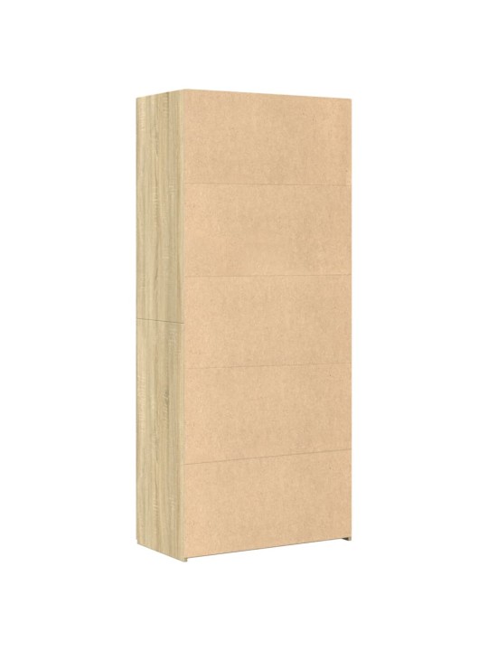 Skříň highboard dub sonoma 80 x 42,5 x 185 cm kompozitní dřevo